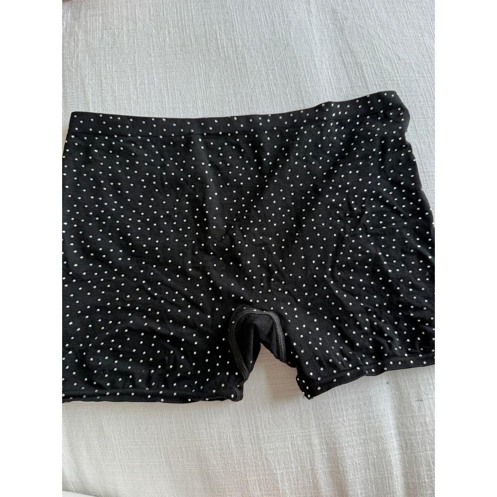 by Anthropologie Rhinestone Polka Dot Seamless Boy Shorts Black XXS XS OB2143740 - Picture 5 of 6